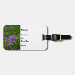 Etiqueta De Bagagem Phlox Azul Selvagem