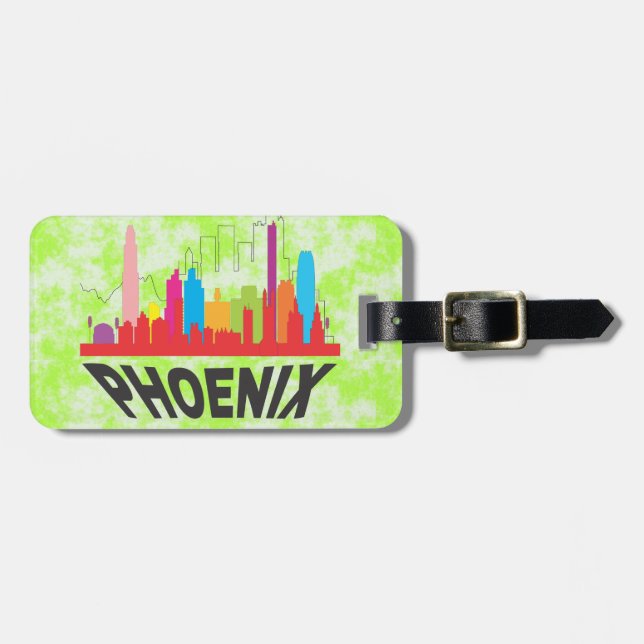 Etiqueta De Bagagem Phoenix (Frente Horizontal)
