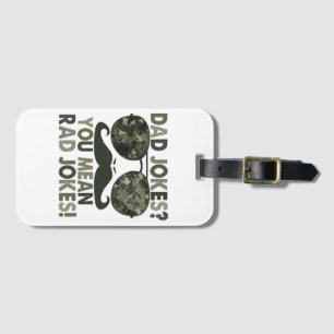 Etiqueta De Bagagem piadas pais, você quer dizer piadas radicais; dia 