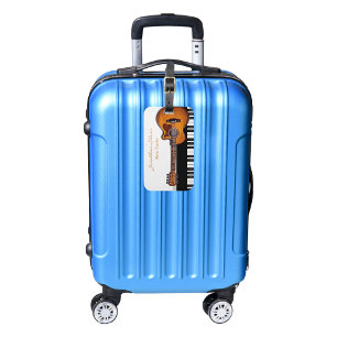 Etiqueta De Bagagem Piano de Violão Acústico Chaves de Música Professo