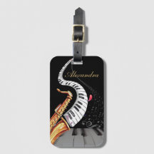 Piano Personalizado Nota de Música Saxofone