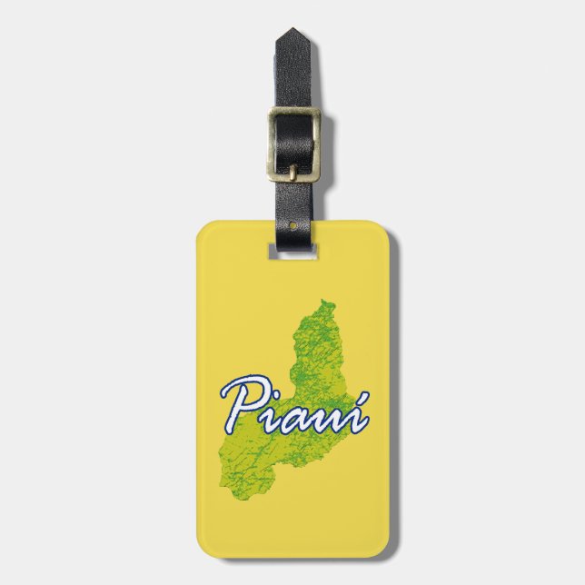 Etiqueta De Bagagem Piauí (Frente Vertical)