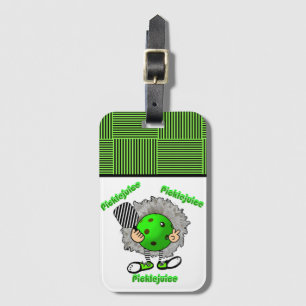Etiqueta De Bagagem Pickleball Picklejuice Filme de Halloween Inspirad