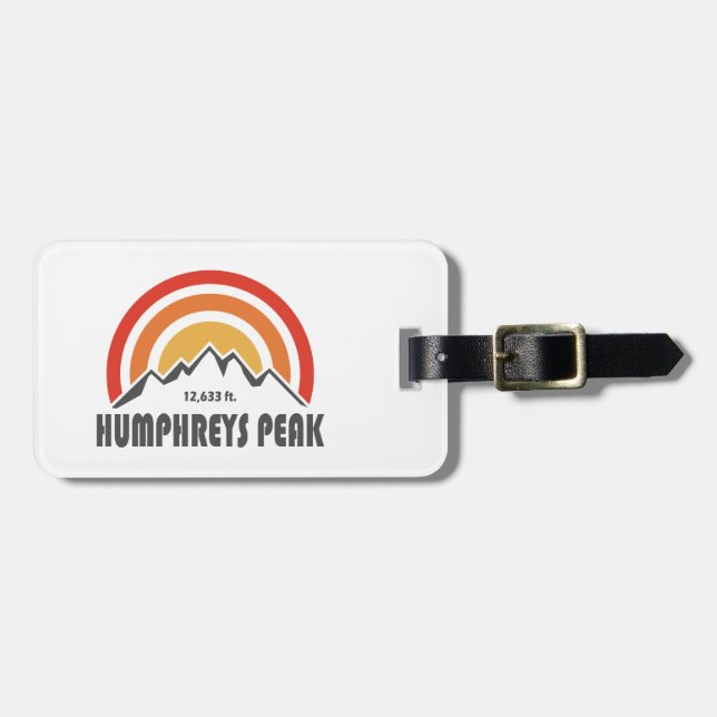 Etiqueta De Bagagem Pico de Humphreys (Frente Horizontal)