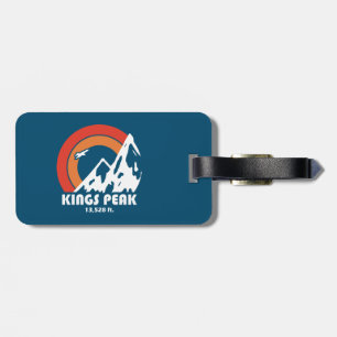 Etiqueta De Bagagem Pico Kings Utah Sol Águia