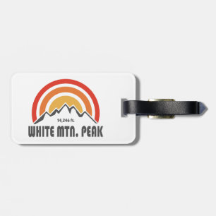 Etiqueta De Bagagem Pico White Mountain Califórnia