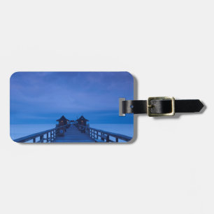 Etiqueta De Bagagem Pier de Nápoles, amanhecer