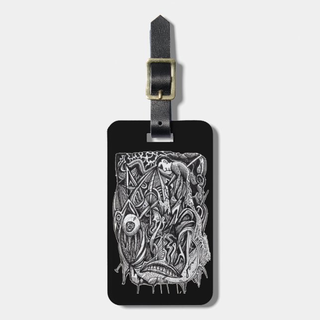 Etiqueta De Bagagem Pierced, de Brian Benson (Frente Vertical)