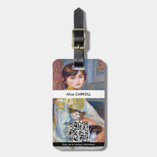 Etiqueta De Bagagem Pierre-Auguste Renoir - Criança com Gato