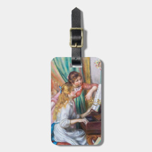 Etiqueta De Bagagem Pierre Auguste Renoir - Meninas ao Piano