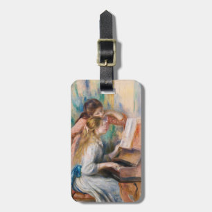 Etiqueta De Bagagem Pierre Auguste Renoir - Meninas ao Piano