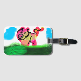 Etiqueta De Bagagem Pig spring 