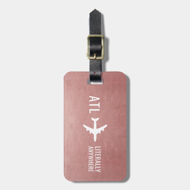 Etiqueta De Bagagem Piloto Personalizado Engraçado Presente Viagem Pin (Frente Vertical)