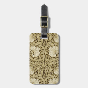 Etiqueta De Bagagem Pimpernel Dourado, William Morris