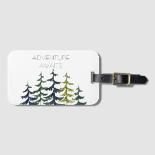 Etiqueta De Bagagem Pine Tree  Aguardações de risco    