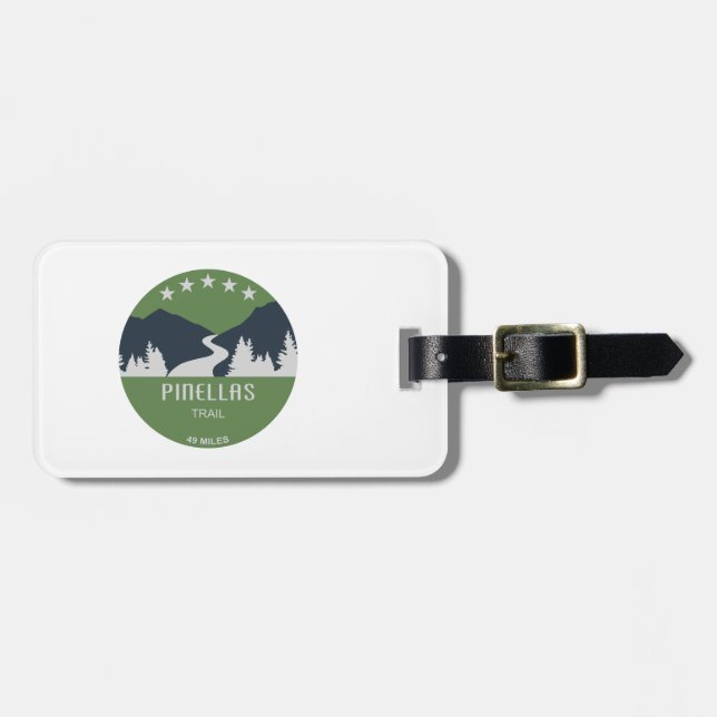 Etiqueta De Bagagem Pinellas Trail (Frente Horizontal)