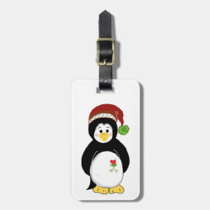 Etiqueta De Bagagem Pinguim de Férias