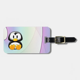 Etiqueta De Bagagem Pinguim dos desenhos animados