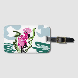 Etiqueta De Bagagem Pink flamingo set