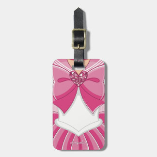 Etiqueta De Bagagem Pink Magical Girl 