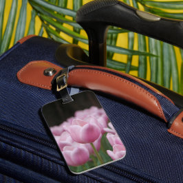 Etiqueta De Bagagem Pink tulip luggage tag
