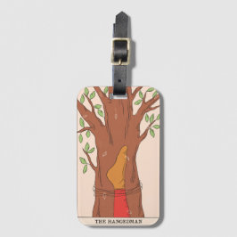 Etiqueta De Bagagem Pintado tarot major arcana pés de árvore