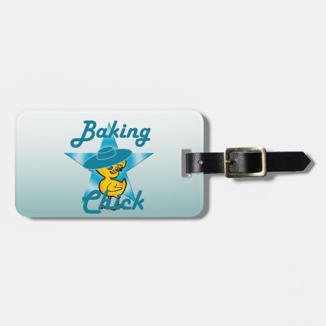 Etiqueta De Bagagem Pintinho Baking nº 7 (Frente Horizontal)