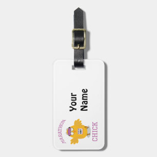 Etiqueta De Bagagem Pintinho Engraçado da Maratona