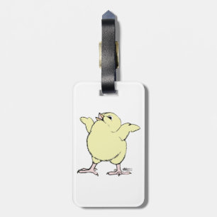 Etiqueta De Bagagem Pintinho feliz