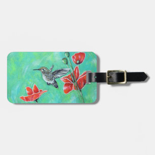 Etiqueta De Bagagem Pintura de aves e papagaios