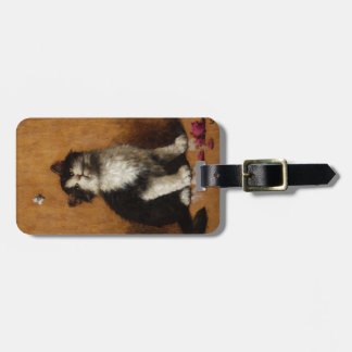 Etiqueta De Bagagem Pintura de Gatos Cons