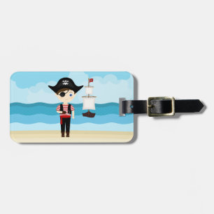 Etiqueta De Bagagem Pirata Boy