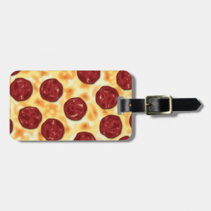 Etiqueta De Bagagem Pizza Pepperoni