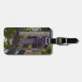 Etiqueta De Bagagem Placa de sinalização Rum Point Grand Cayman