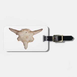 Etiqueta De Bagagem Plains Skull