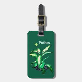Etiqueta De Bagagem Planta de Casa Pothos