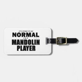 Etiqueta De Bagagem Player de Mandolin Normal