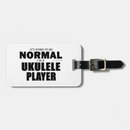Etiqueta De Bagagem Player Ukulele Normal