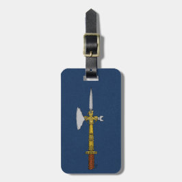 Etiqueta De Bagagem Poleaxe de Edward IV