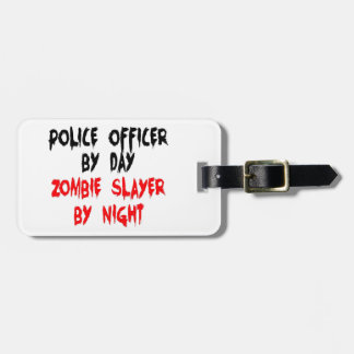 Etiqueta De Bagagem Policial Zombie Slayer