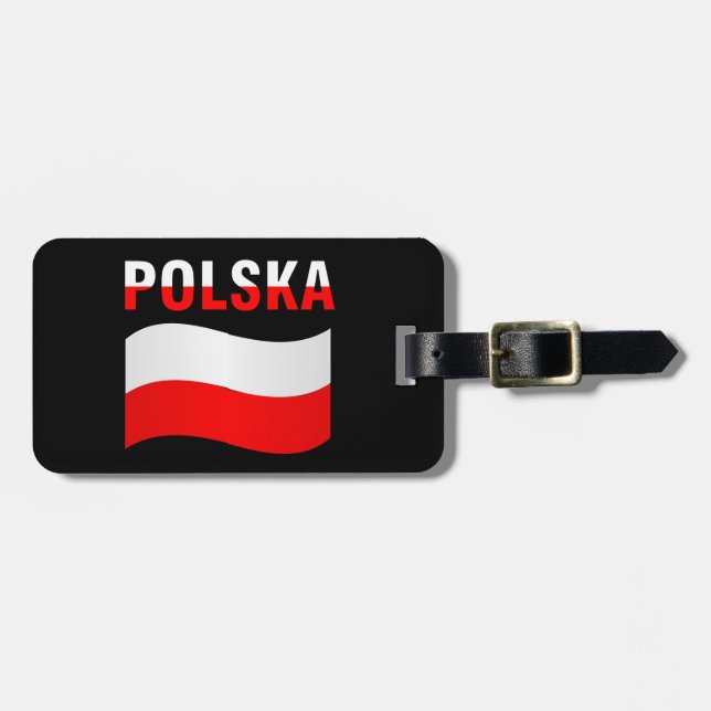 Etiqueta de Bagagem Polska (Frente Horizontal)