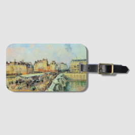 Etiqueta De Bagagem Pont Neuf, Tarde, Sunlight Camille Pissarro