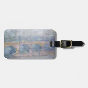 Etiqueta De Bagagem Ponte de Claude Monet   Waterloo, Londres, no por