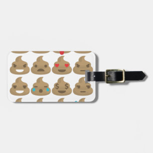 Etiqueta De Bagagem poop emojis