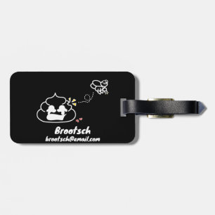 Etiqueta De Bagagem Poop quebrado - Brootsch, PooPoo