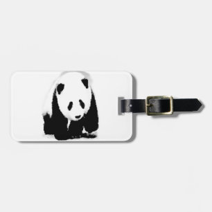 Etiqueta De Bagagem Pop Art Baby Panda