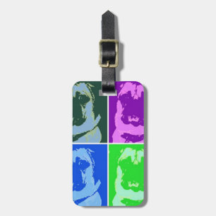Etiqueta De Bagagem Pop Art Pug