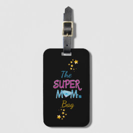 Etiqueta De Bagagem Pop da revista em quadrinhos Super-herói da arte M