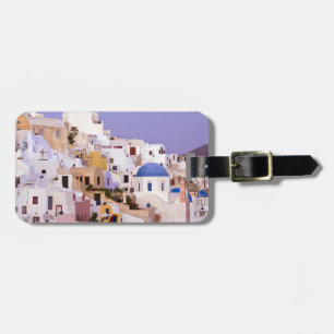 Etiqueta De Bagagem Pôr do sol em Oia, Santorini 2