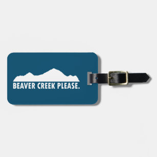 Etiqueta De Bagagem Por favor, Beaver Creek